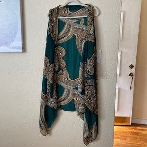 Green Chiffon Vest one size fits most*